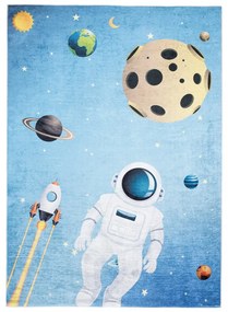 Детски килим с мотив на астронавти и планети Ширина: 120 см | Дължина: 170 см