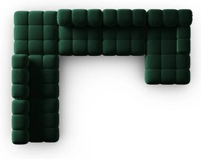 Зелен кадифен диван 379 cm Bellis - Micadoni Home