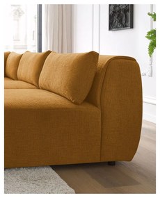 Ъглов диван в цвят горчица (променлив) Jeanne - Bobochic Paris