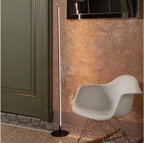 Ideal Lux - Димируема LED подова лампа YOKO LED/16W/230V CRI 90 черна