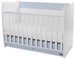 LORELLI Classic Легло 60/120см. MATRIX БЯЛО/ BABY BLUE