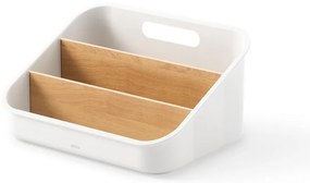 Бял пластмасов органайзер за баня за козметика Bellwood - Umbra