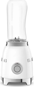 Блендер Smeg PBF01WHEU, 300W, 2x 600 мл, 20000-24000 об/мин, Противоплъзгаща основа, Без BPA, Неръждаема стомана, Бял