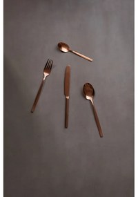 Прибори за хранене 16 бр. от неръждаема стомана в меден цвят Avie – Premier Housewares
