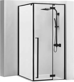 Душ кабина Rea Fargo Black Matte 90x90