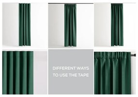 Тъмнозелено термо/dimout перде 140x270 cm Kierra – Restilo
