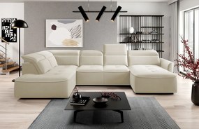 Ъглов диван Morello XL-Ekrou-Left