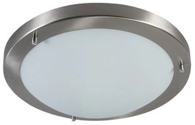 Модерна таванна лампа стомана 31 см IP44 - Yuma