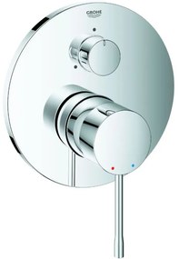 Външни части на вграден смесител за кран Grohe Essence New-Сребърен Гланцово