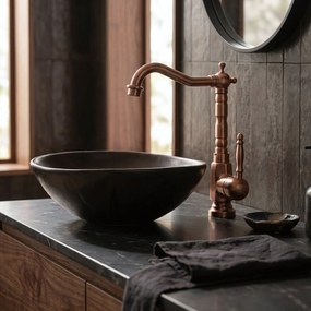 Смесител за мивка Rea Bona Brush Copper High