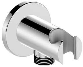 KFA Armatura 845-053-00 - Кръгла стойка за душ с извод за вода MOZA/HALIT лъскав хром