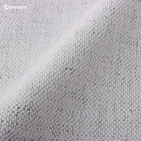 Светлосиво тапицирано двойно легло с място за съхранение с включена подматрачна рамка 160x200 cm Kelp – Micadoni Home