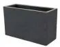 Serinova - Пластмасова кашпа 100xh40см, 50л, антрацит-(PD100)