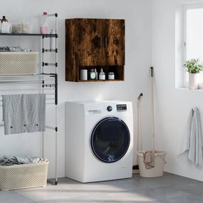 829913 vidaXL Стенен шкаф, опушен дъб, 60x31x70 см, инженерно дърво