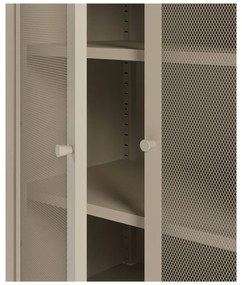 Кремаво метално шкафче 70x100x40 cm Fayna – Marckeric