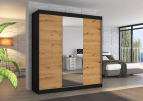 Гардероб Vithente 200 Sliding-Black-Artisan