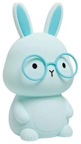 LED RGBW Димируем детски докосване лампа FLORKA LED/1W/5V USB 1200 mAh син