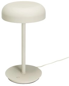 Кремава LED затъмняваща се настолна лампа (височина 37 cm) Velo – Hübsch
