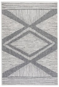 Сиво-кремав външен килим 80x150 cm Gemini – Elle Decoration