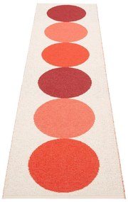 Червена и кремава пътека за открито и закрито 70x280 cm Otto Berry – Pappelina