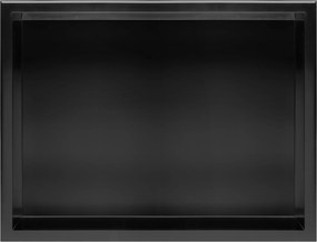 Вграден рафт за баня  30x45 matte black
