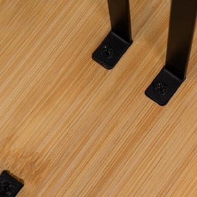 Метална стойка за кухненска хартия в черен и естествен цвят – Casa Selección