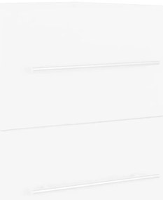 804683 vidaXL Долен шкаф за мивка, бял, 41x38,5x48 см, инженерно дърво