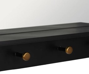 Стенно огледало със закачалка 69x43 cm – Ixia