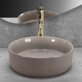 Умивалник за плот Rea Sami Beige Shiny