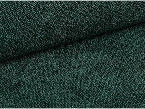 Тъмнозелено двойно легло 160x200 cm тапицирано с място за съхранение с включена подматрачна рамка Eric – Micadoni