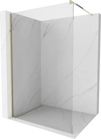 Mexen Kioto душ параван Walk-in 120 x 200 cm, прозрачен 8 mm, златен - 800-120-101-50-00