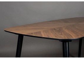 Трапезна маса с орехов плот 90x165 cm Clover - Dutchbone