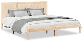 3309263 vidaXL Рамка за легло без матрак, 200x220 см, масивна дървесина