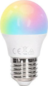 Aigostar - LED RGBW димируема крушка G45 E27/4,8W/230V 3000K + дистанционно управление