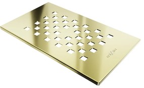 Mexen Hugo панел за душ кабина, златен - 42910050