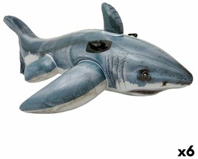 Надуваема Фигура за Басейн Intex Акула 173 x 5,6 x 10,7 cm (6 броя)