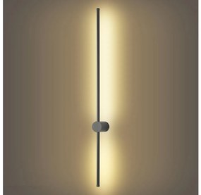 Brilagi - LED външно стенно осветително тяло AURA LED/20W/230V 3000K IP54 антрацит