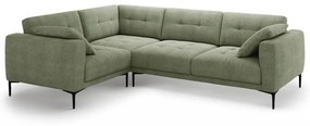 Зелен ъглов диван (ляв ъгъл/L форма) Bemy – Micadoni