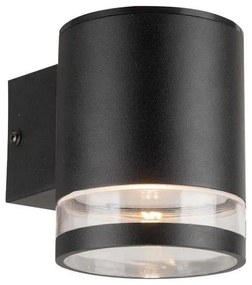 LED Екстериорен соларен аплик със сензор LED/1W/3,7V 3000K IP54 черен