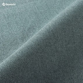 Сиво-синьо двойно легло 140x200 cm тапицирано с място за съхранение с включена подматрачна рамка Mattis – Meise Möbel