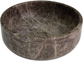 Мраморен умивалник Thalo Fossil II-Антрацит