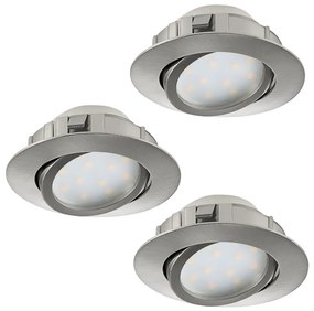 Eglo 95859- Комплект 3x LED Осветление за окачен таван PINEDA 1xLED/6W/230V