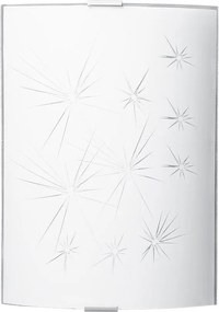 Аплик ИСКРИ, 200х290, бял гланц, 1xE27