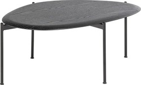 Черна масичка за кафе 67x92 cm Kota – WOOOD