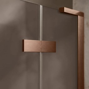 Душ кабина REA Hugo Double 80x80 Copper Brush
