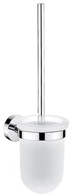 NIMCO UN 13094WN-26 - Четка за тоалетна със стенен монтаж UNIX матов стъкло/лъскав хром