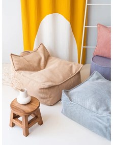 Светлокафяв детски пуф от рипсено кадифе Chair – Wigiwama