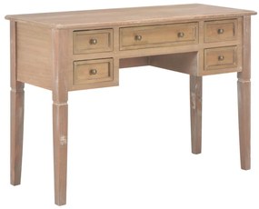 280072  Writing Desk Brown 109,5x45x77,5 cm Wood