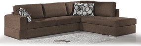 Ъгъл диван Must-Left-295φ 230β cm.-Chocolate