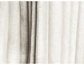 Бежов разтегателен диван с място за съхранение от рипсено кадифе 266 cm Kini – Makamii